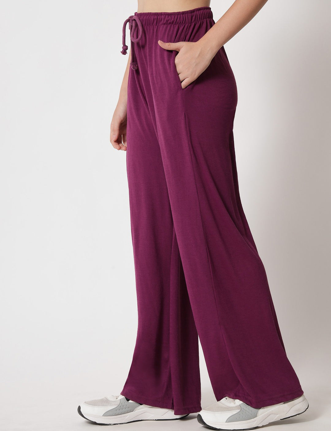 KOTTY Regular Fit Women Purple Trousers 