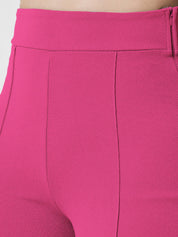 KOTTY Womens Solid Attractive High Rise Pant