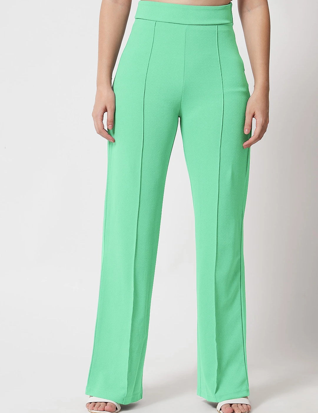 KOTTY Regular Fit Women Light Green Trousers 