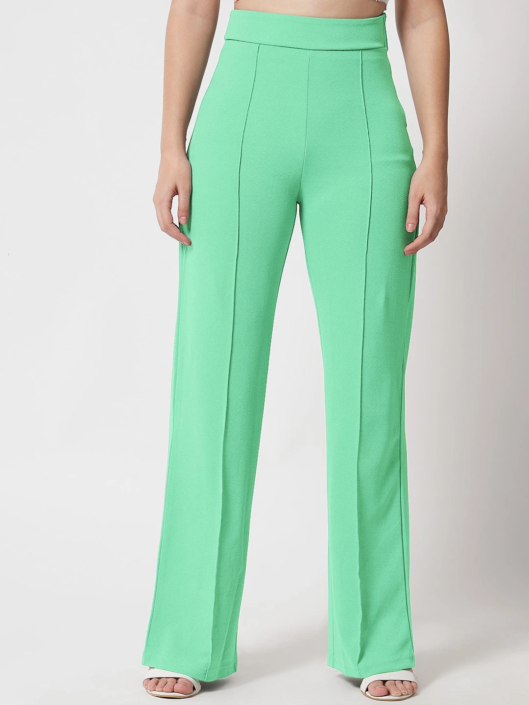 KOTTY Regular Fit Women Light Green Trousers 