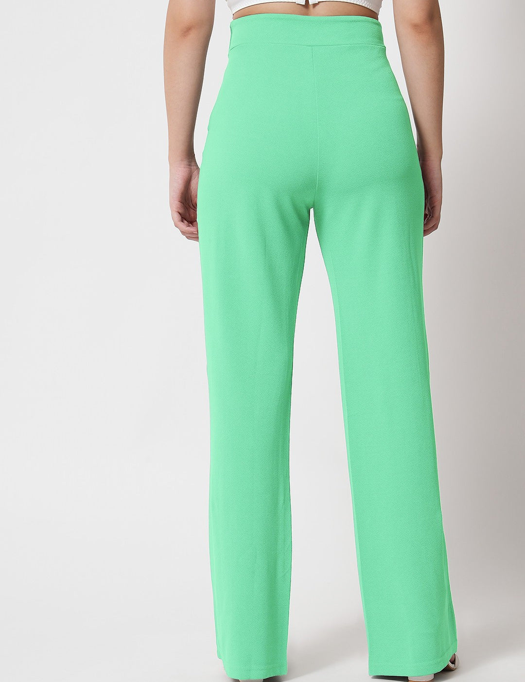 KOTTY Regular Fit Women Light Green Trousers 