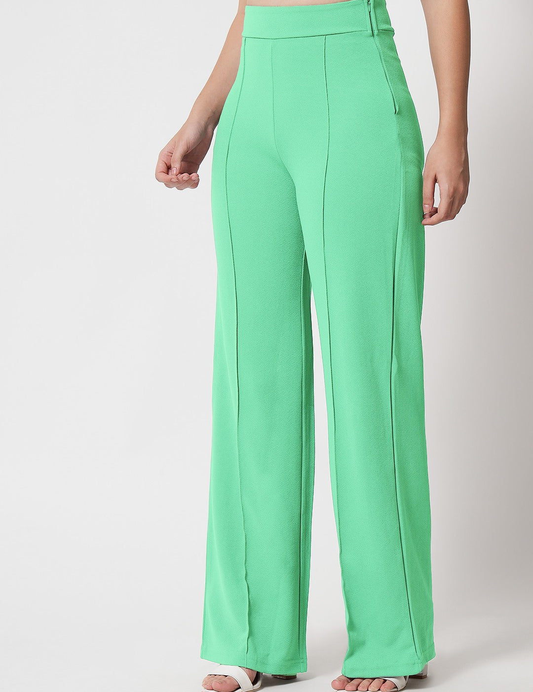KOTTY Regular Fit Women Light Green Trousers 