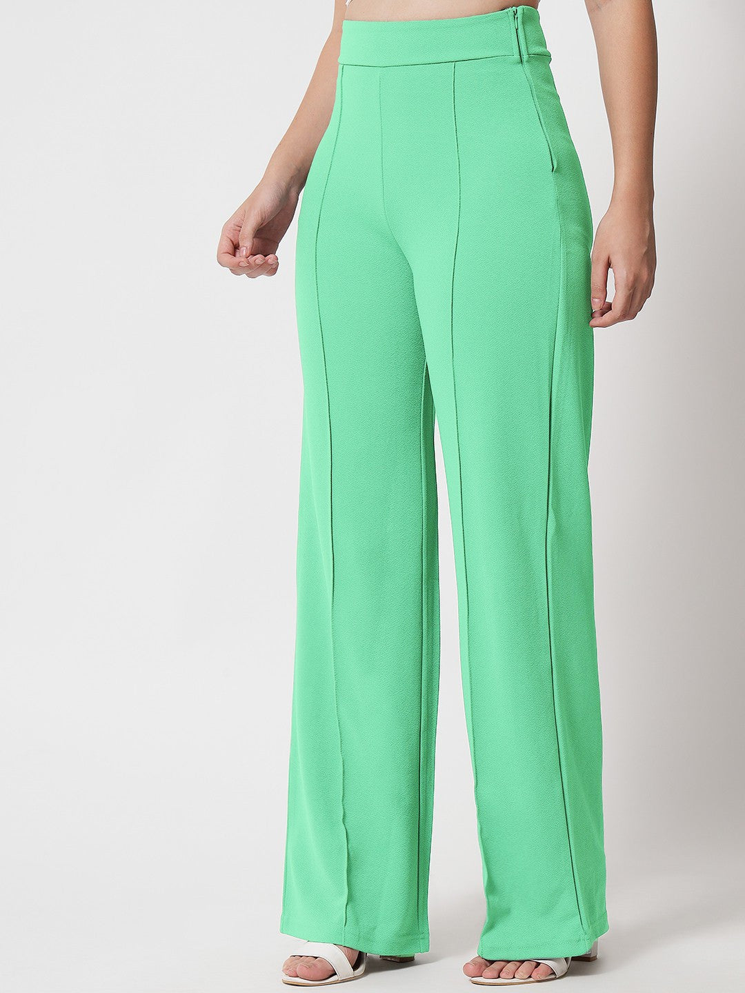 KOTTY Regular Fit Women Light Green Trousers 