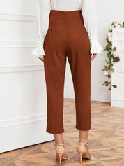 KOTTY Regular Fit Women Brown Trousers 