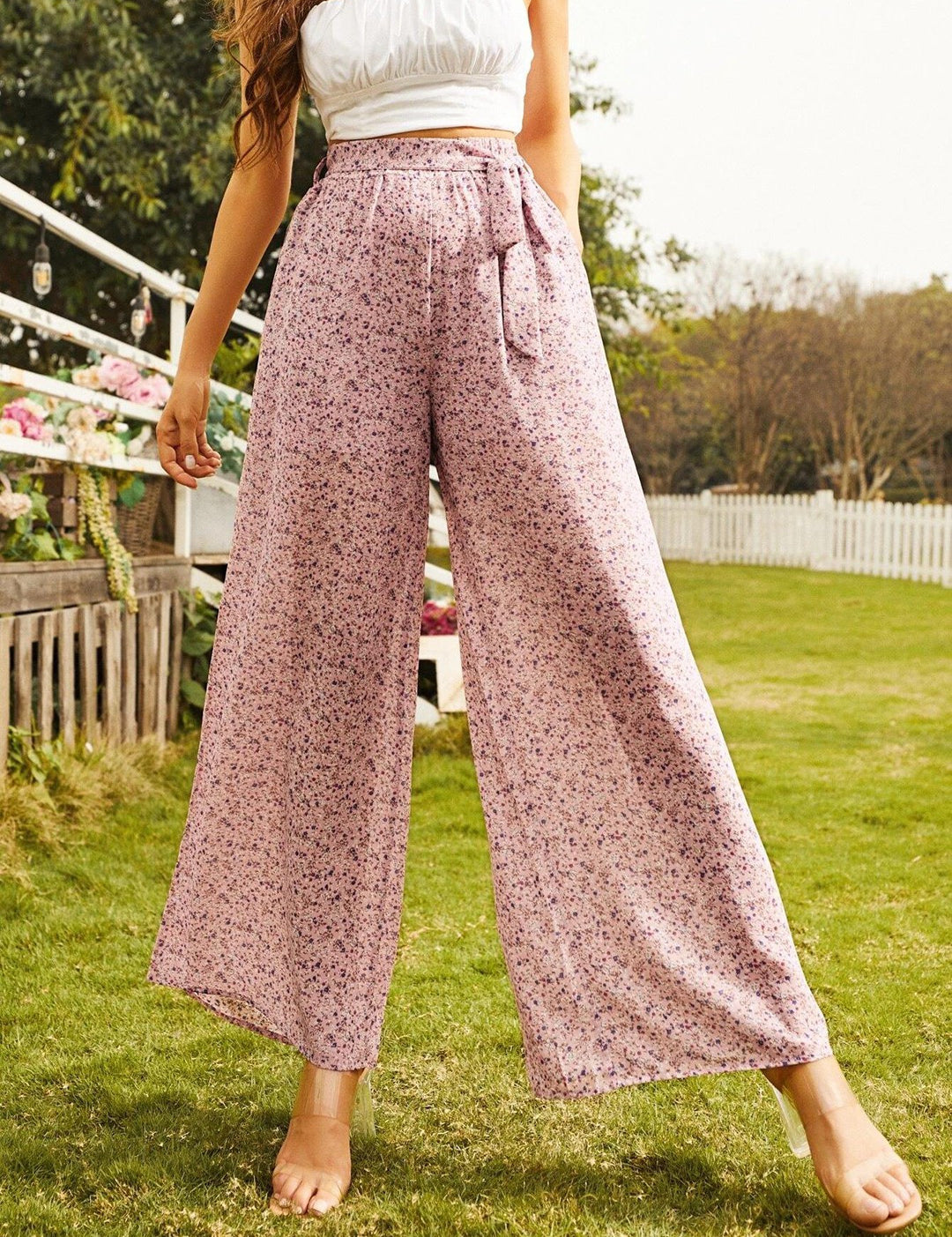 KOTTY Womens Solid Attractive High Rise Pant