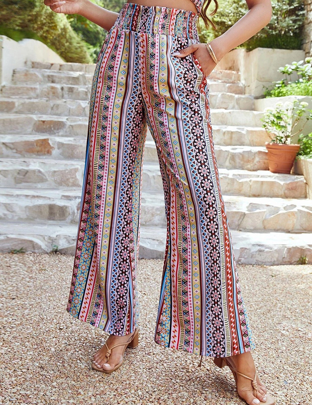 KOTTY Womens Solid Attractive High Rise Pant