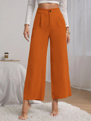 KOTTY Womens Solid Attractive High Rise Pant