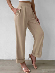 KOTTY Regular Fit Women Beige Trousers 