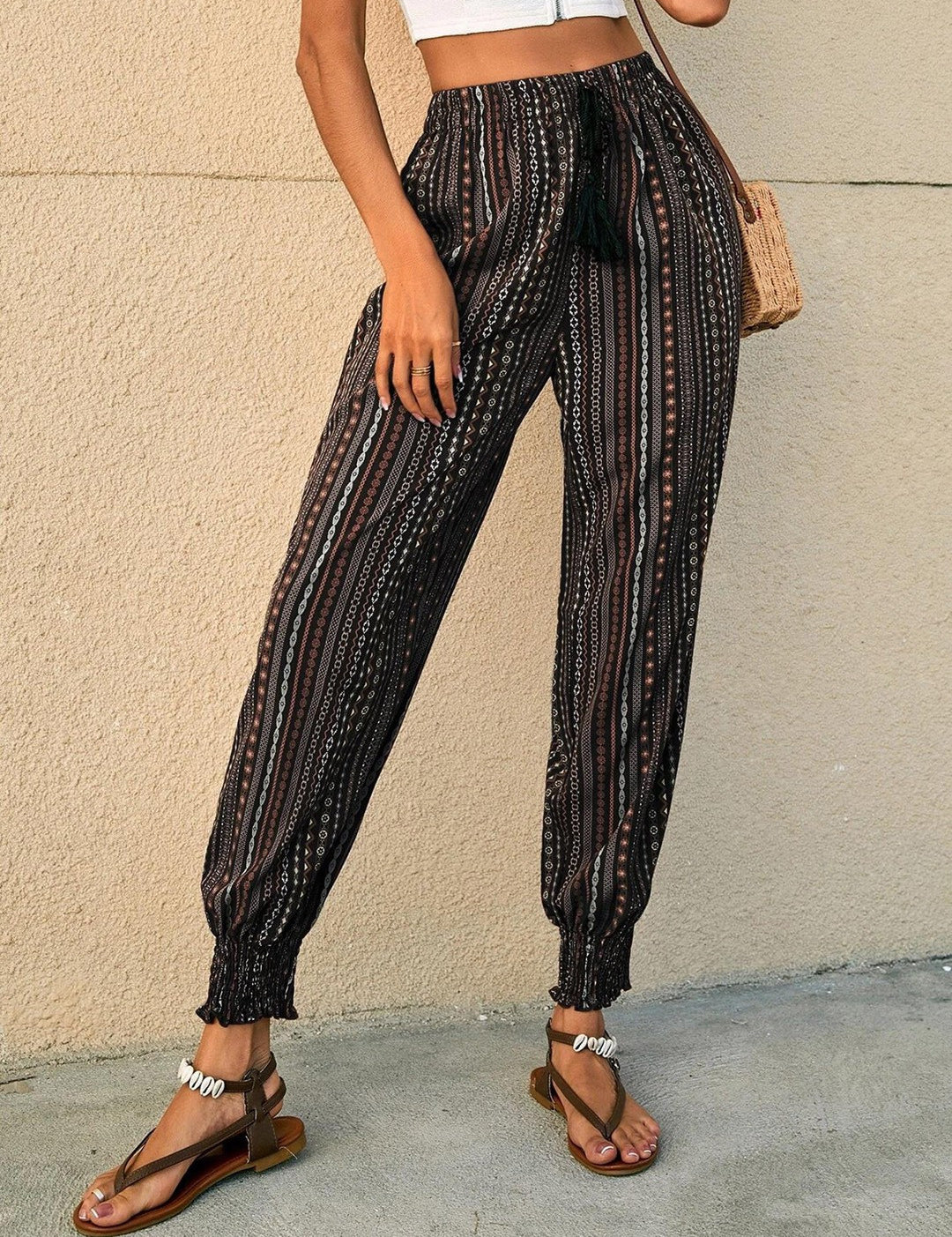 KOTTY Womens Solid Attractive High Rise Pant