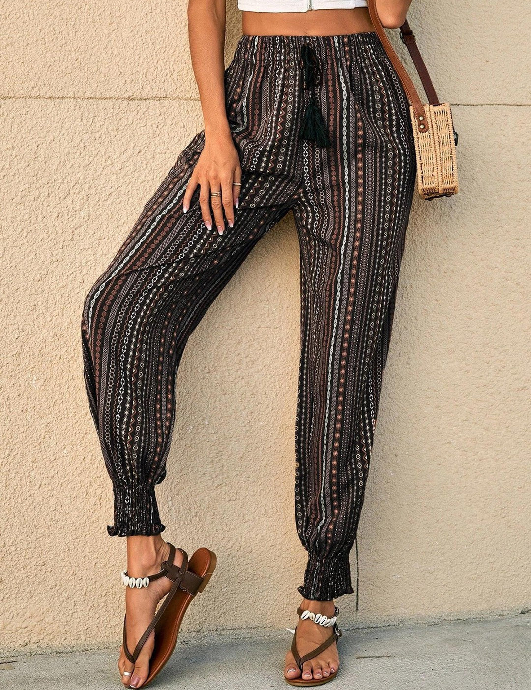 KOTTY Womens Solid Attractive High Rise Pant