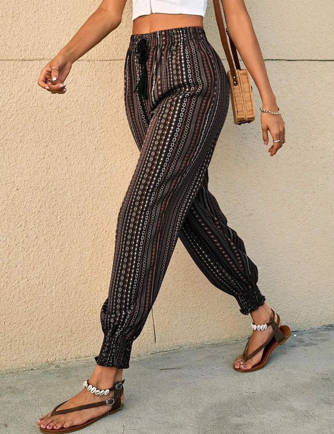 KOTTY Womens Solid Attractive High Rise Pant
