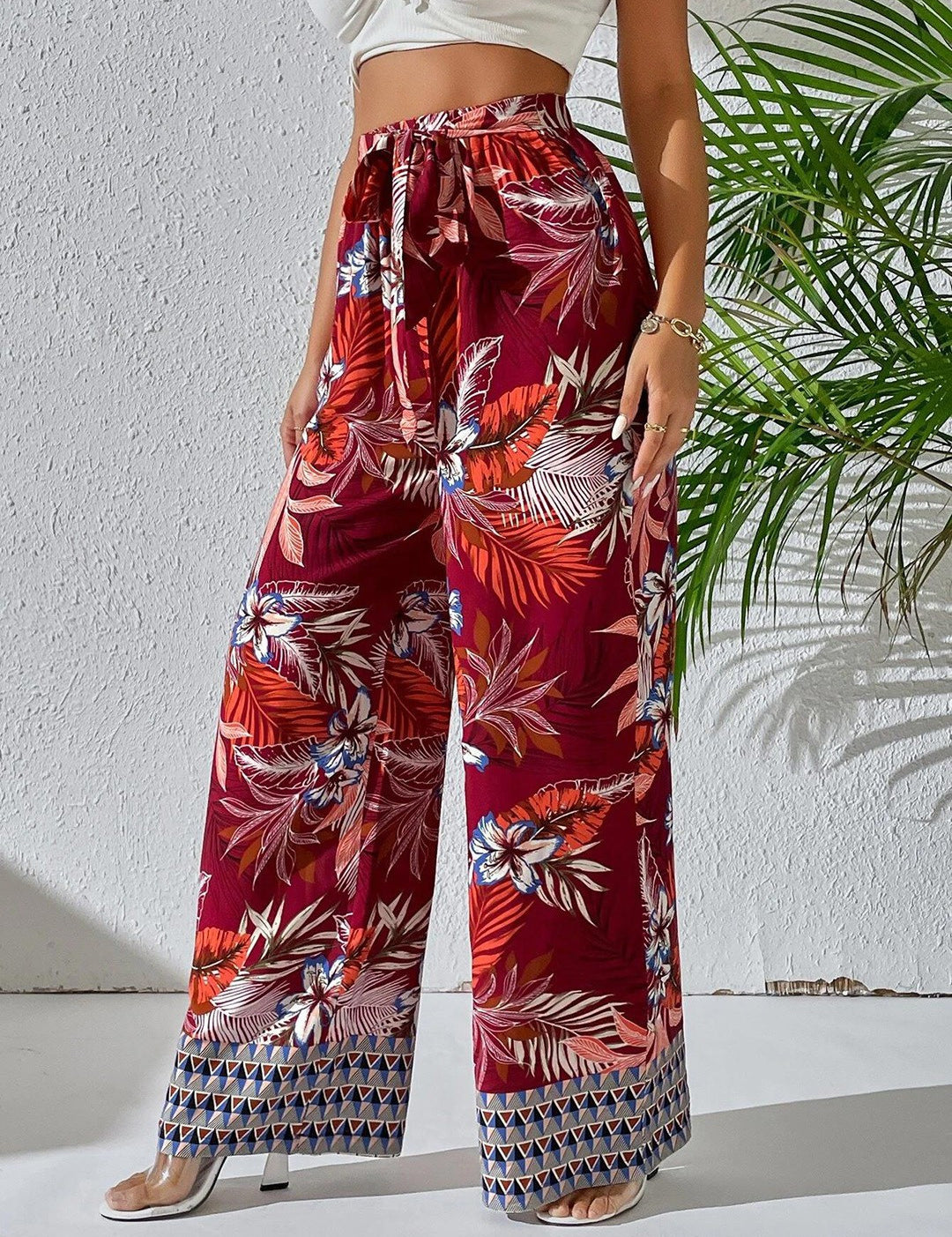 KOTTY Regular Fit Women Multicolor Trousers 