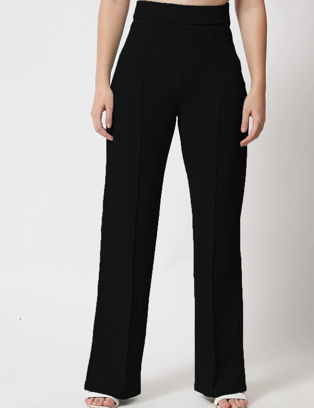 KOTTY Regular Fit Women Black Trousers 