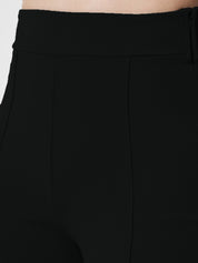 KOTTY Regular Fit Women Black Trousers 