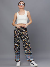 KOTTY Womens Solid Attractive High Rise Pant