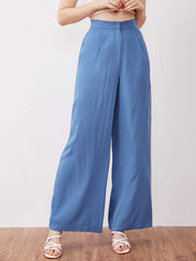 KOTTY Womens Solid Attractive High Rise Pant
