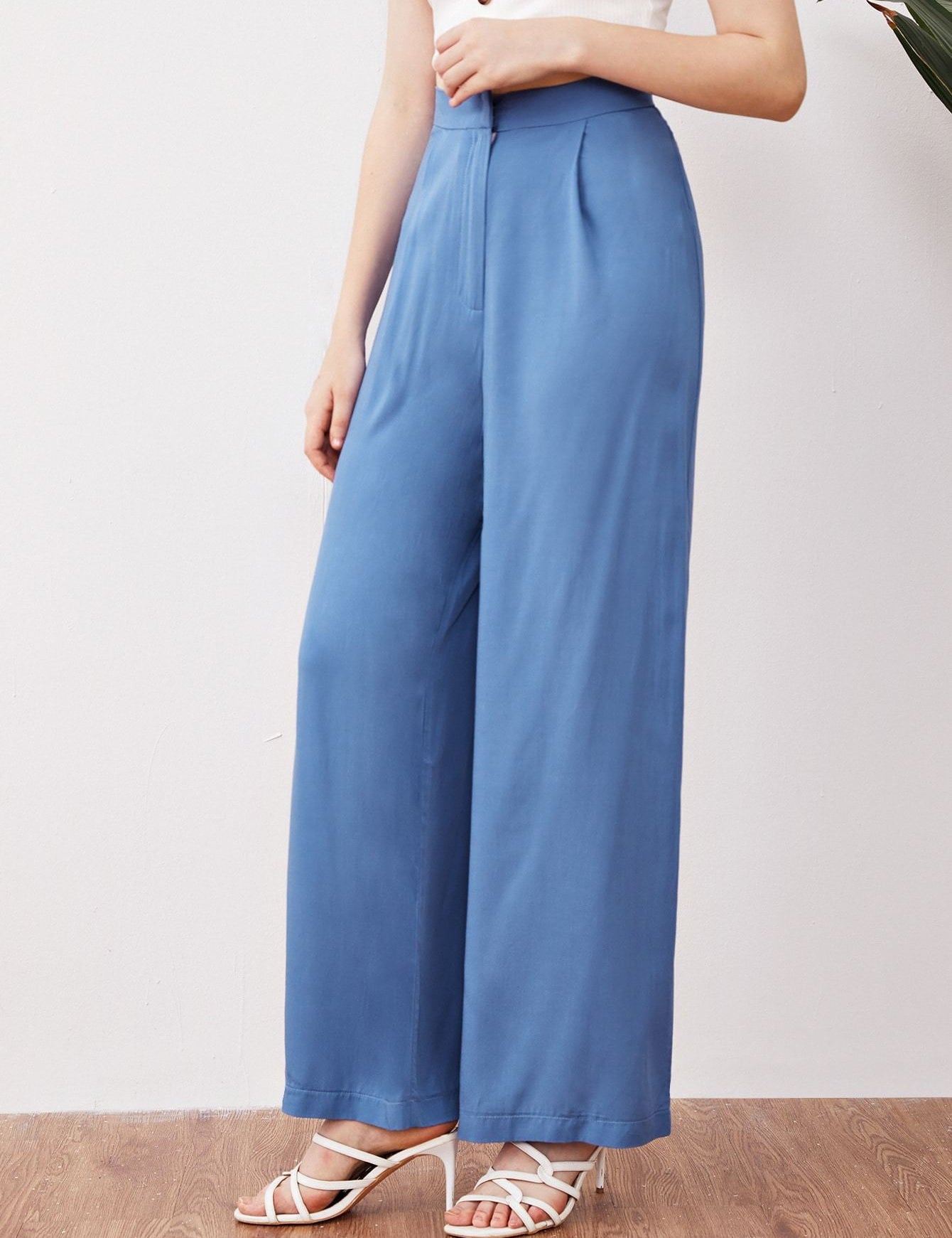 KOTTY Womens Solid Attractive High Rise Pant