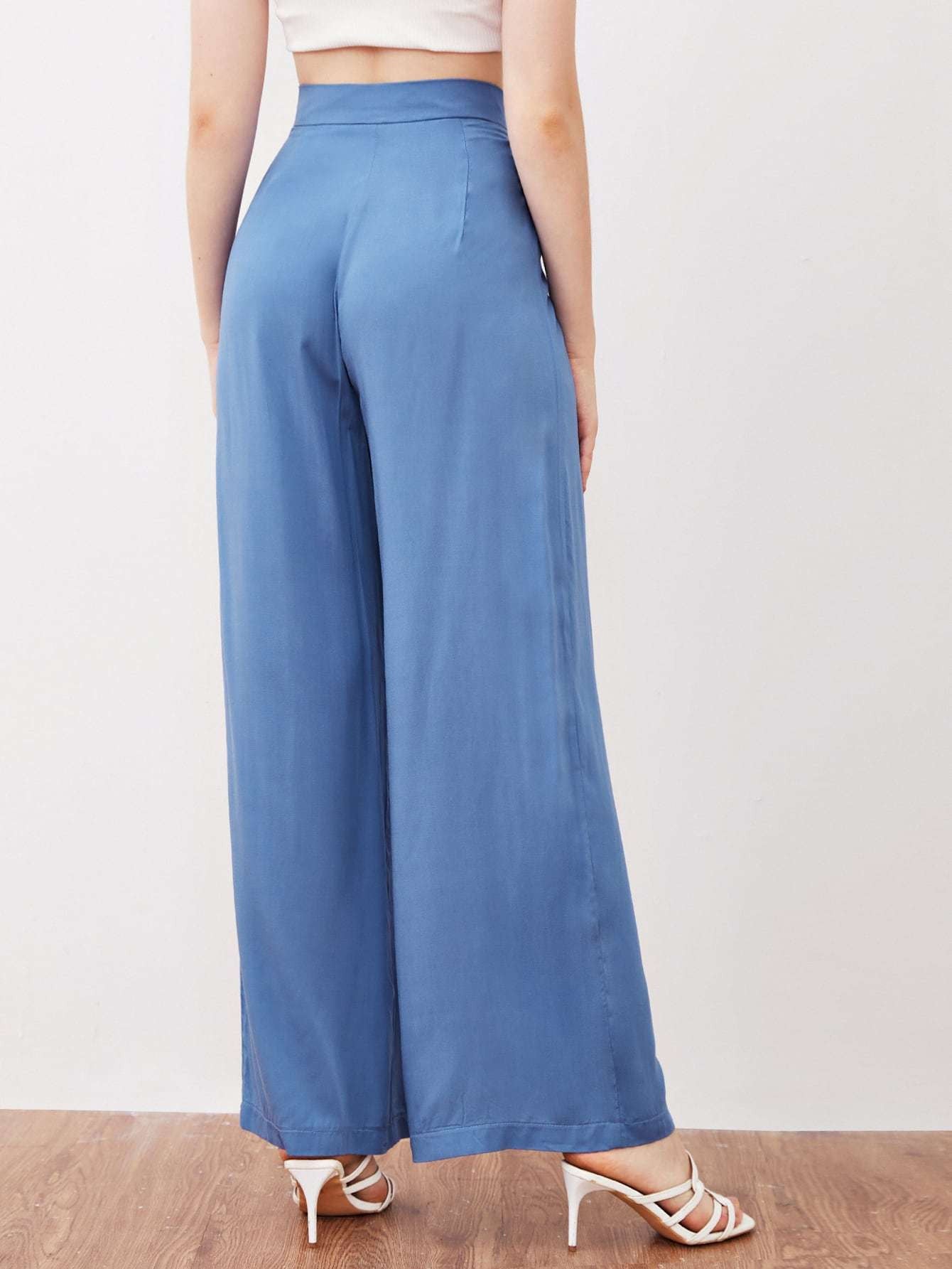 KOTTY Womens Solid Attractive High Rise Pant