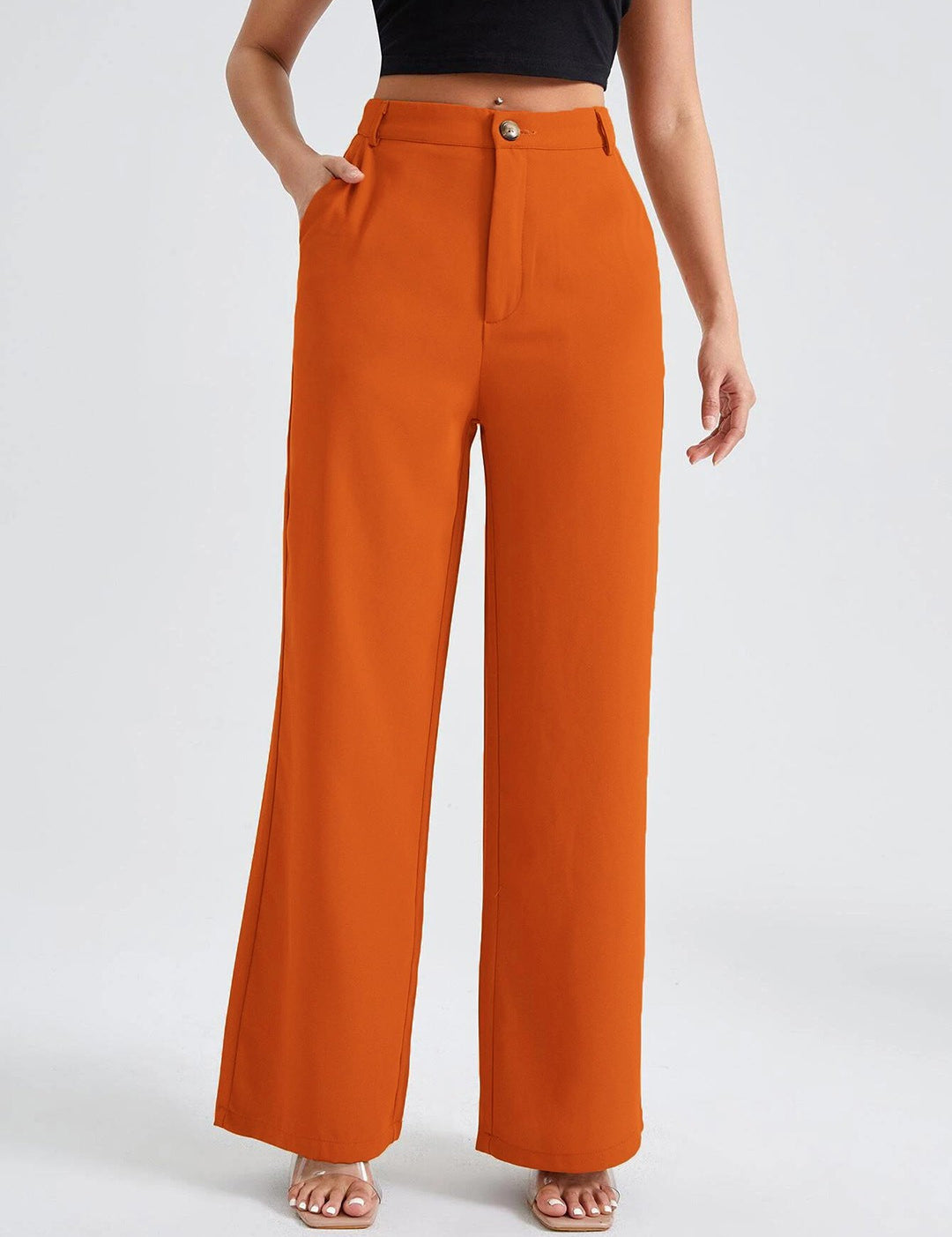 KOTTY Regular Fit Women Yellow Trousers 
