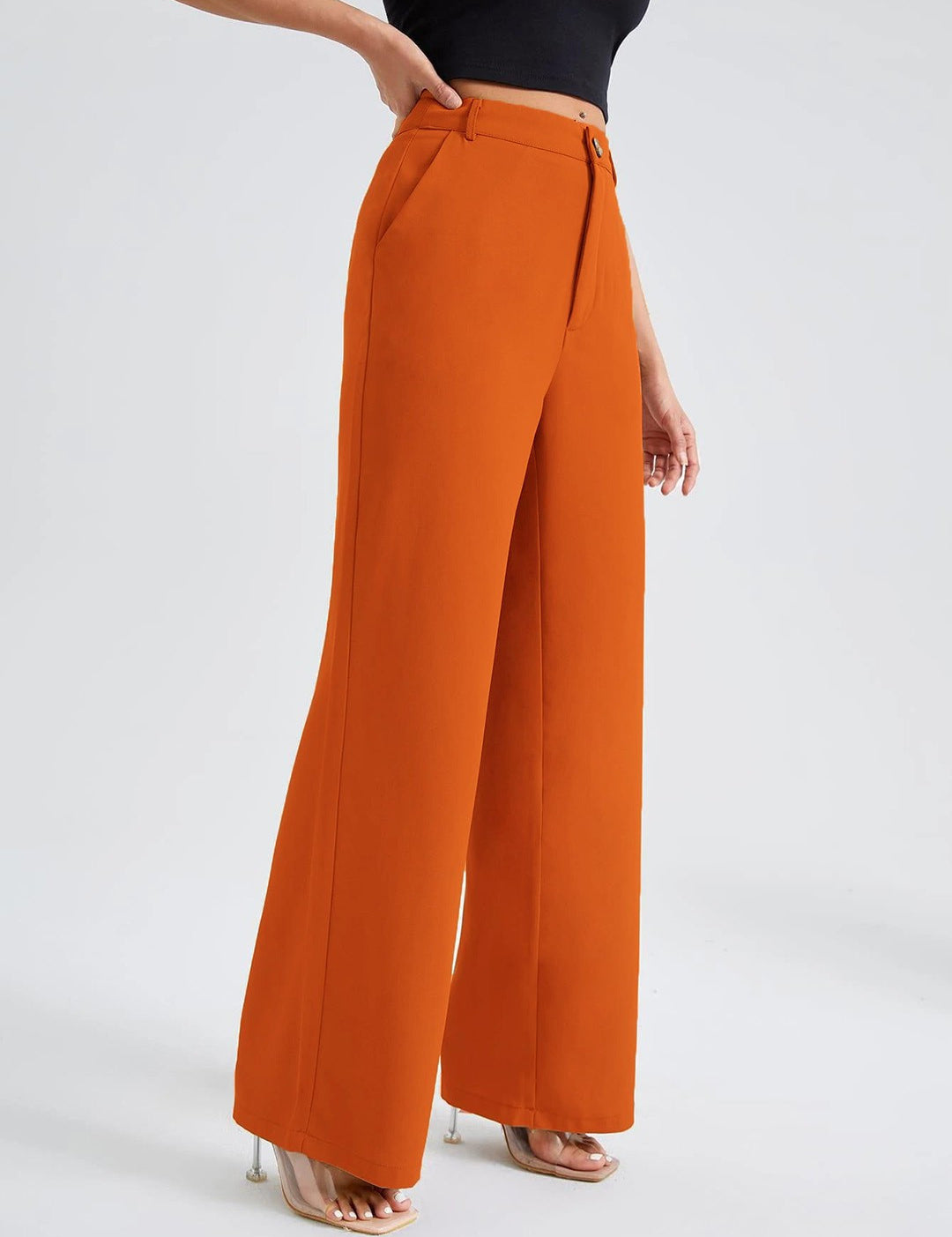 KOTTY Regular Fit Women Yellow Trousers 