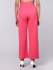 KOTTY Regular Fit Women Pink Trousers 
