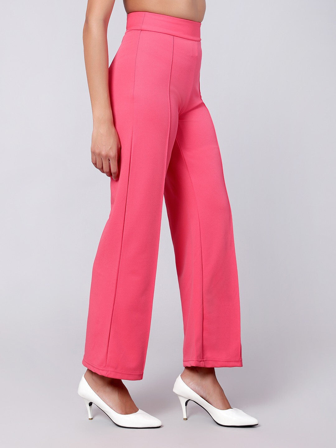 KOTTY Regular Fit Women Pink Trousers 