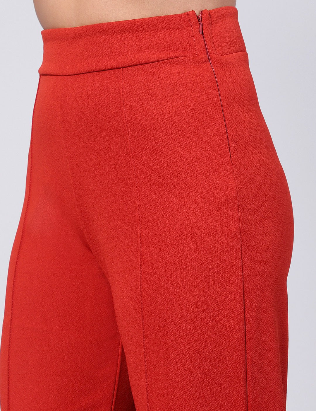 KOTTY Womens Solid Attractive High Rise Pant