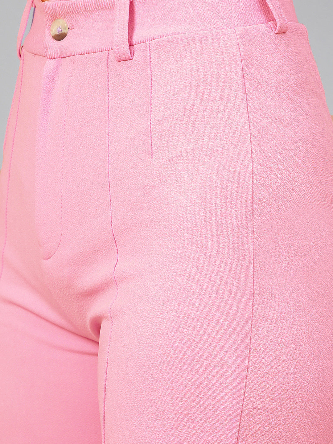 KOTTY Womens Solid Attractive High Rise Pant