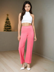KOTTY Regular Fit Women Pink Trousers 