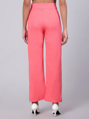 KOTTY Regular Fit Women Pink Trousers 