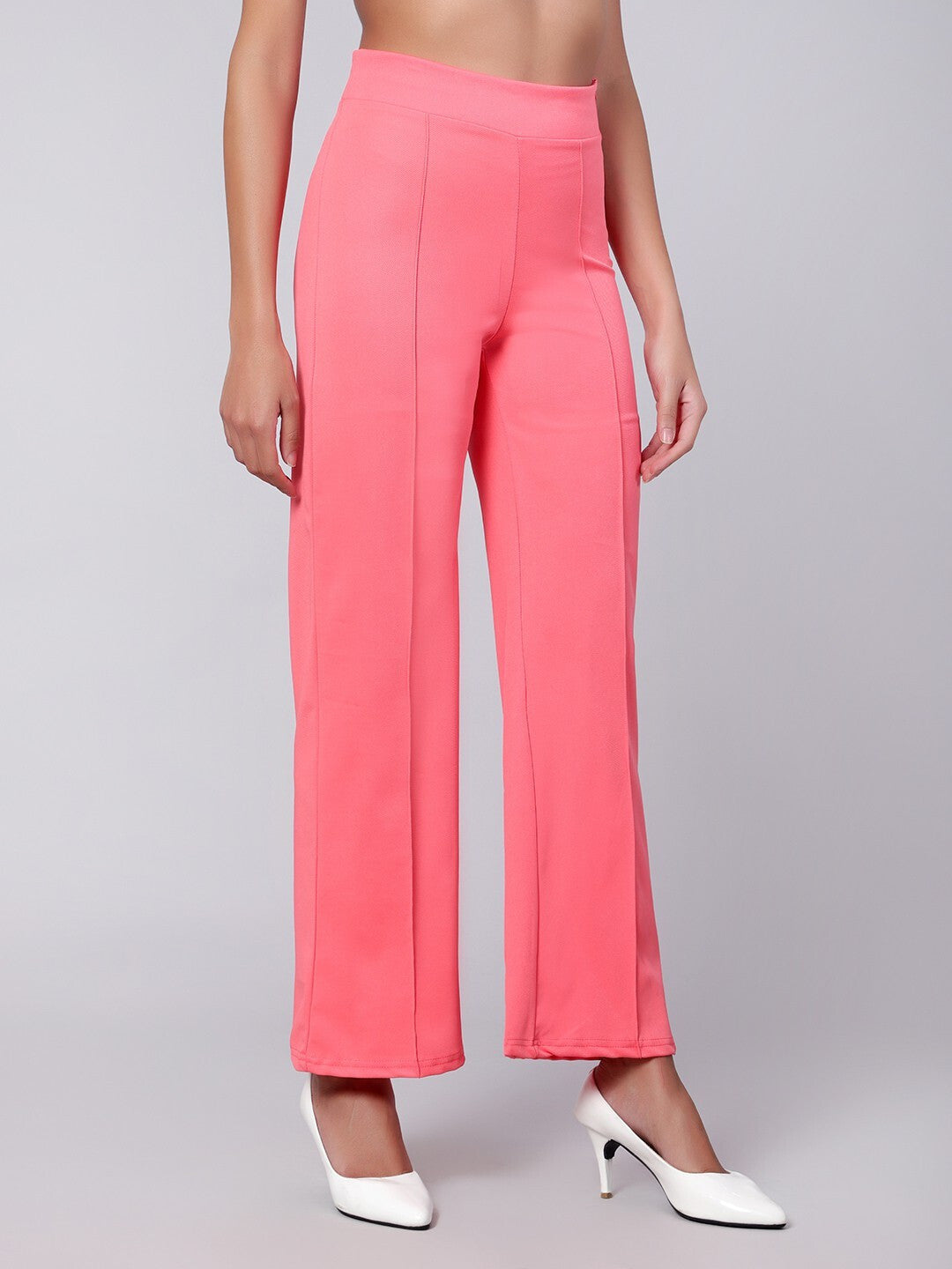 KOTTY Regular Fit Women Pink Trousers 