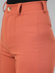 KOTTY Regular Fit Women Orange Trousers 