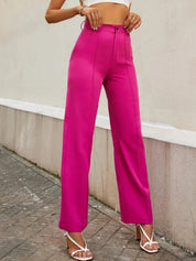 KOTTY Womens Solid Attractive High Rise Pant