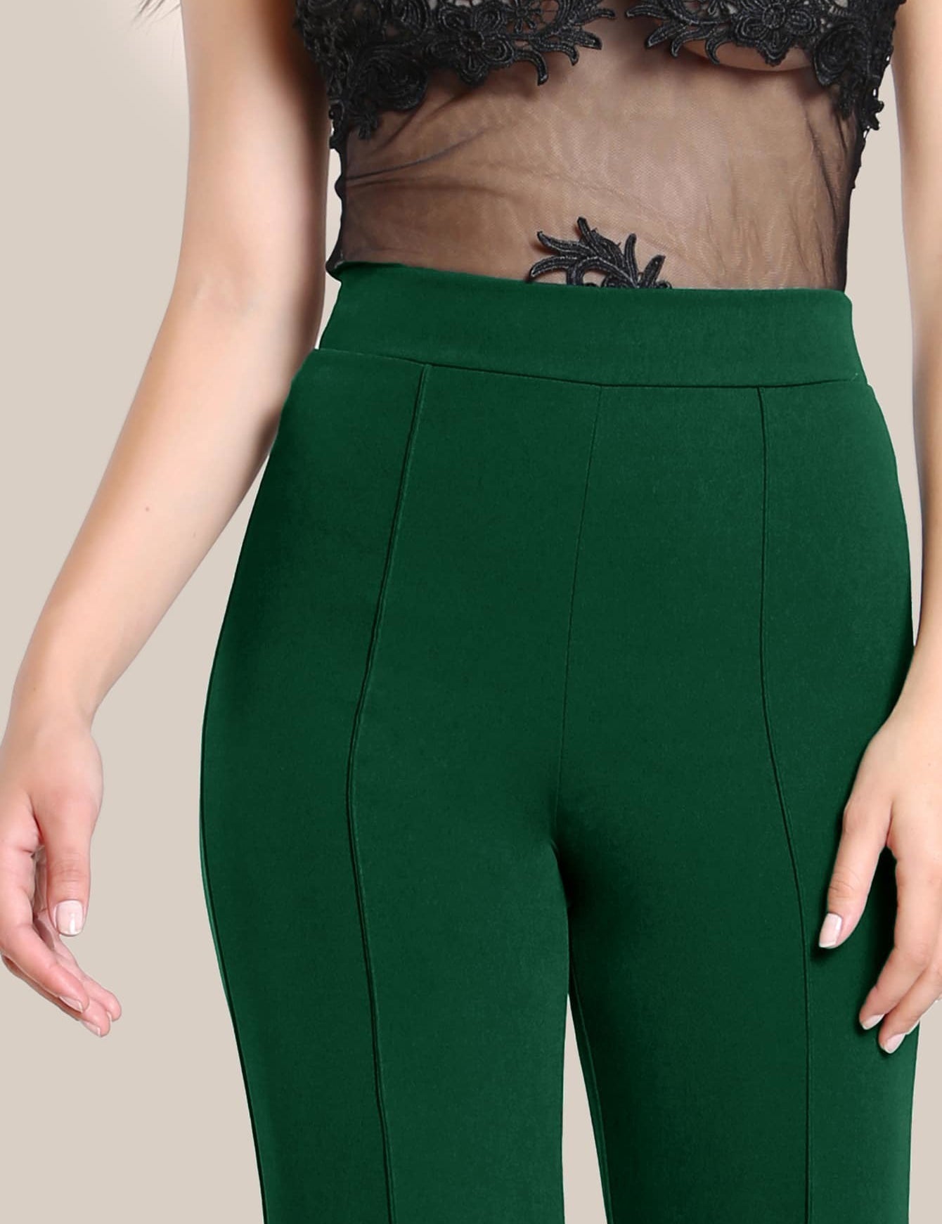KOTTY Regular Fit Women Green Trousers 