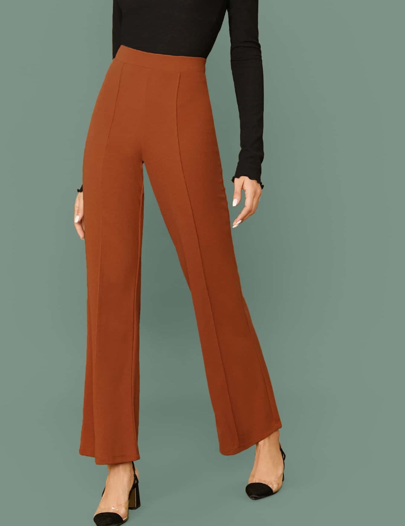 KOTTY Regular Fit Women Brown Trousers 