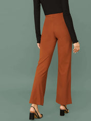 KOTTY Regular Fit Women Brown Trousers 