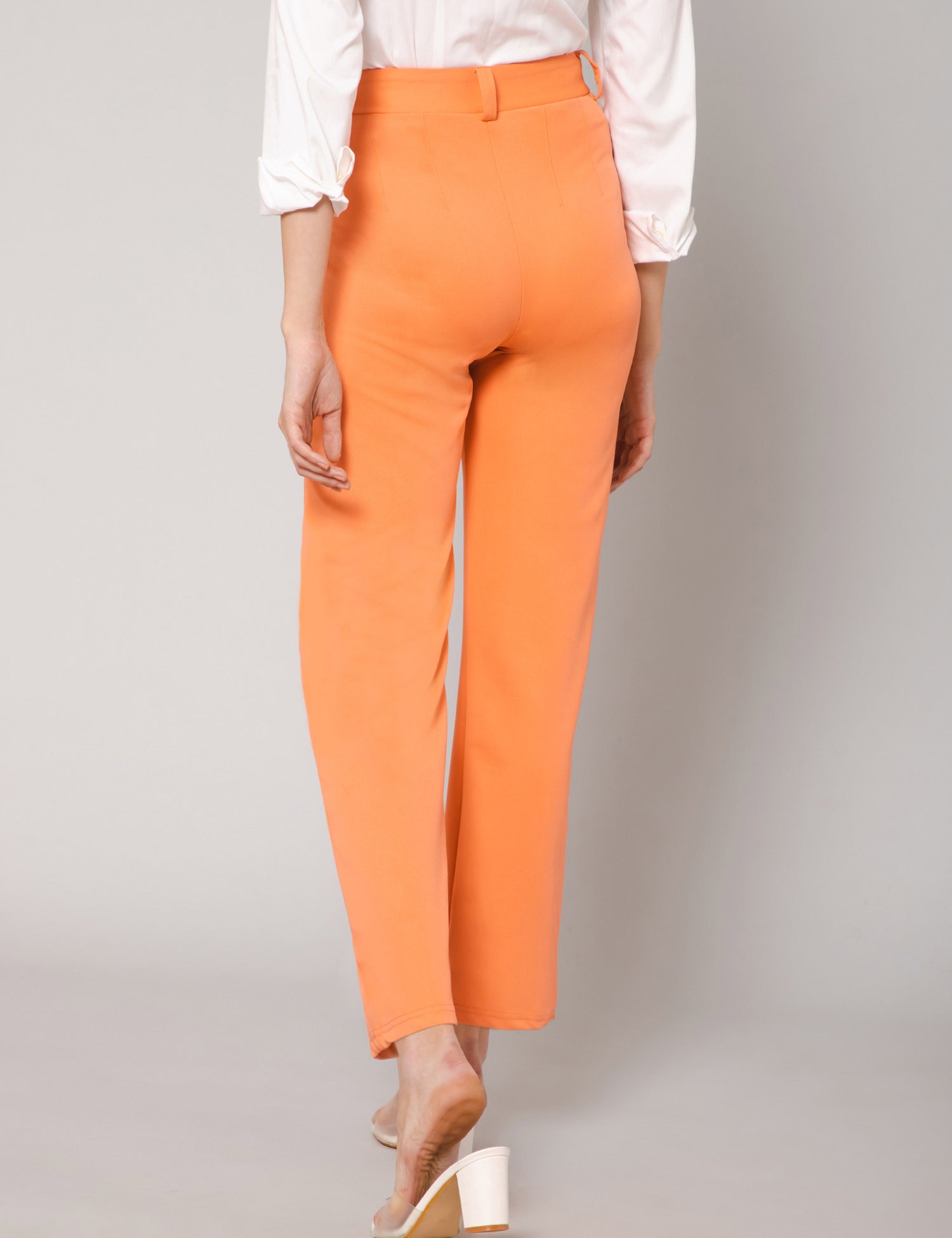 KOTTY Regular Fit Women Orange Trousers 