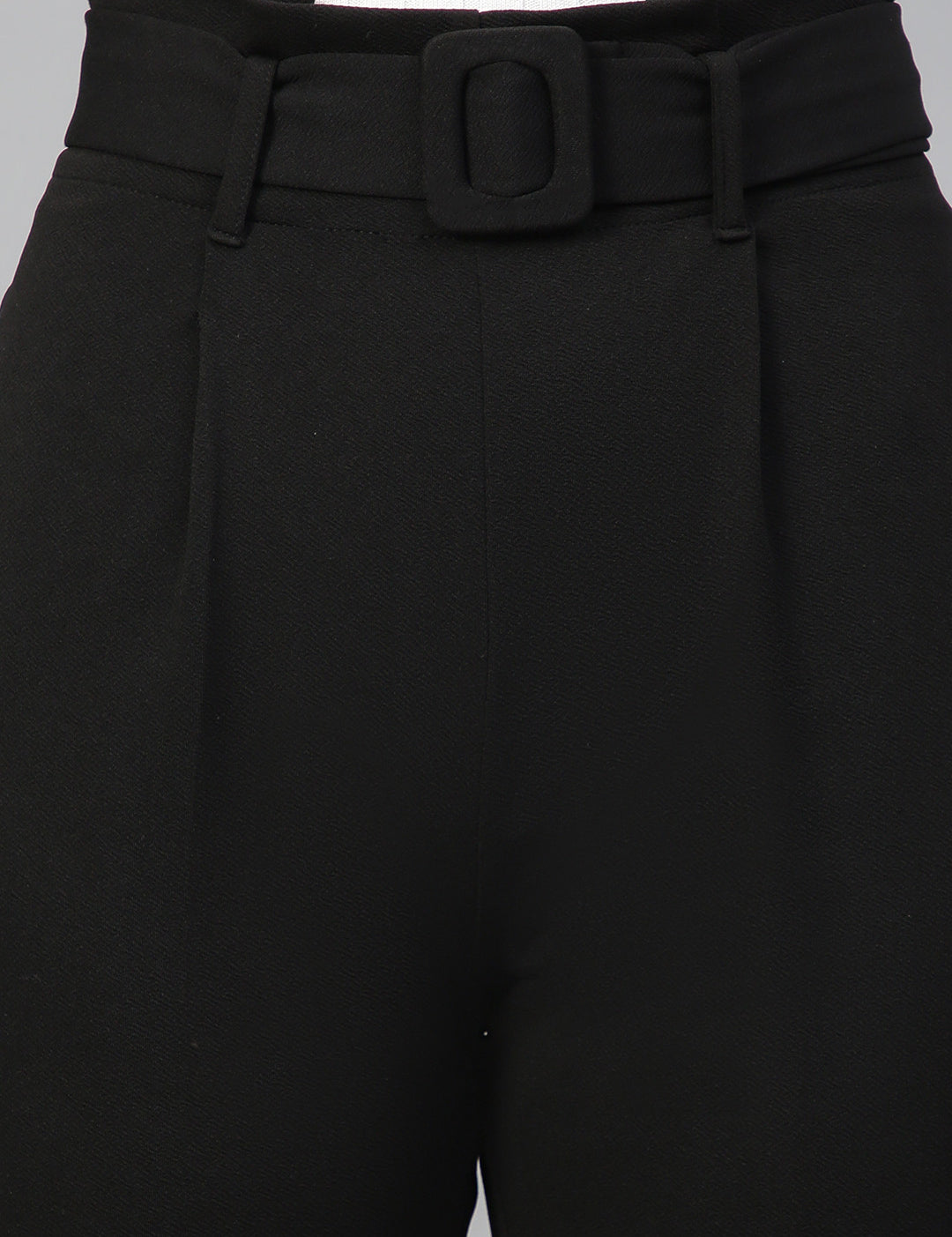 KOTTY Regular Fit Women Black Trousers 