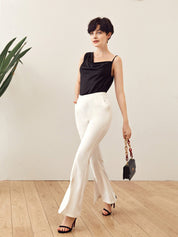 KOTTY Regular Fit Women White Trousers 