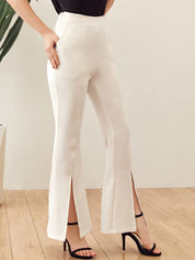 KOTTY Regular Fit Women White Trousers 