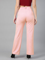 KOTTY Regular Fit Women Pink Trousers 