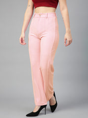 KOTTY Regular Fit Women Pink Trousers 