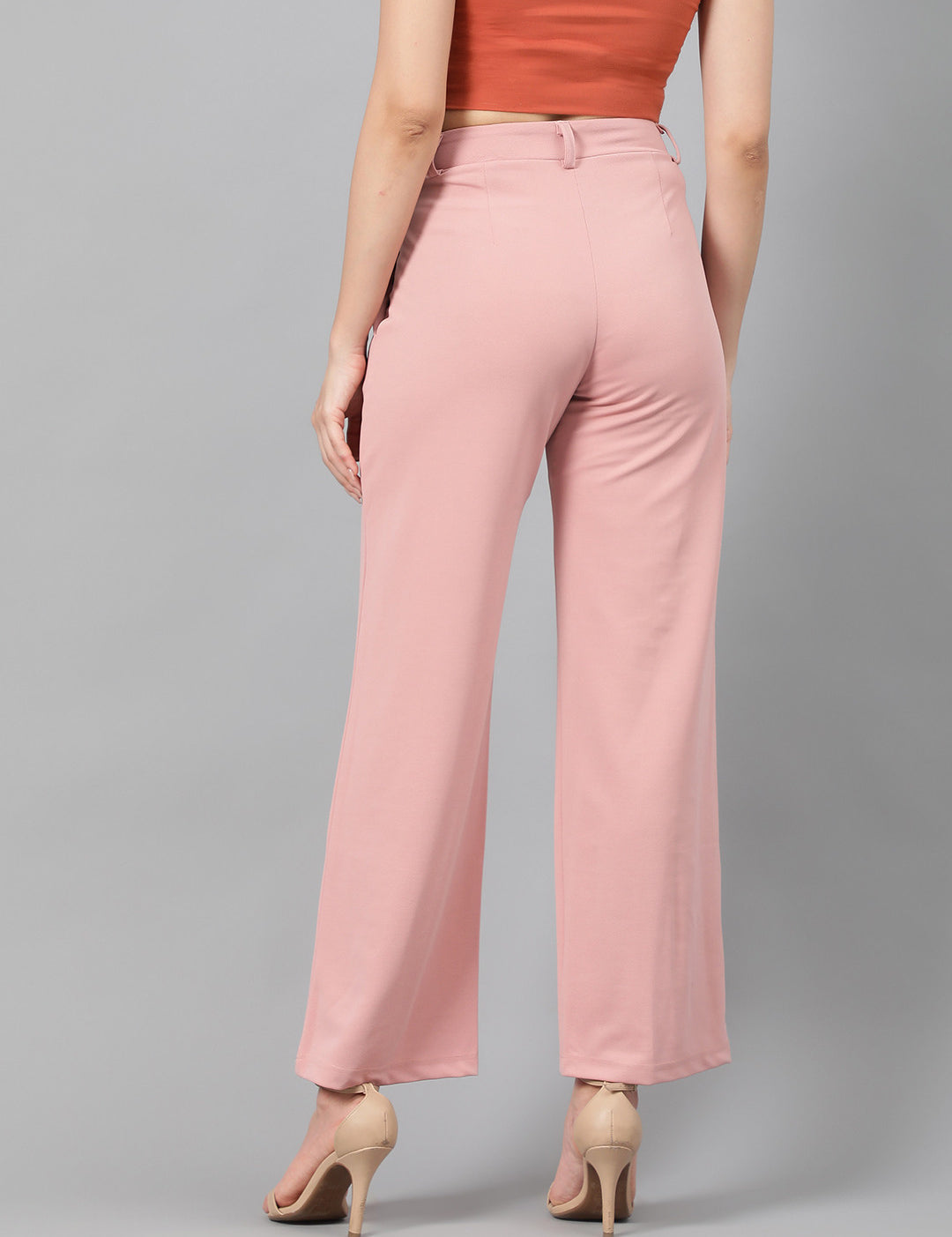 KOTTY Regular Fit Women Pink Trousers 
