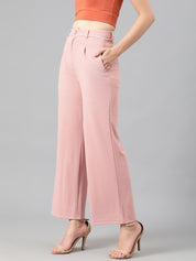 KOTTY Regular Fit Women Pink Trousers 