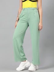 KOTTY Regular Fit Women Green Trousers 