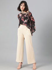 KOTTY Regular Fit Women Beige Trousers 