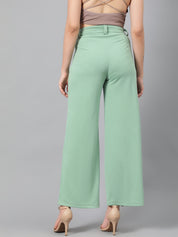 KOTTY Regular Fit Women Green Trousers 