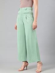 KOTTY Regular Fit Women Green Trousers 