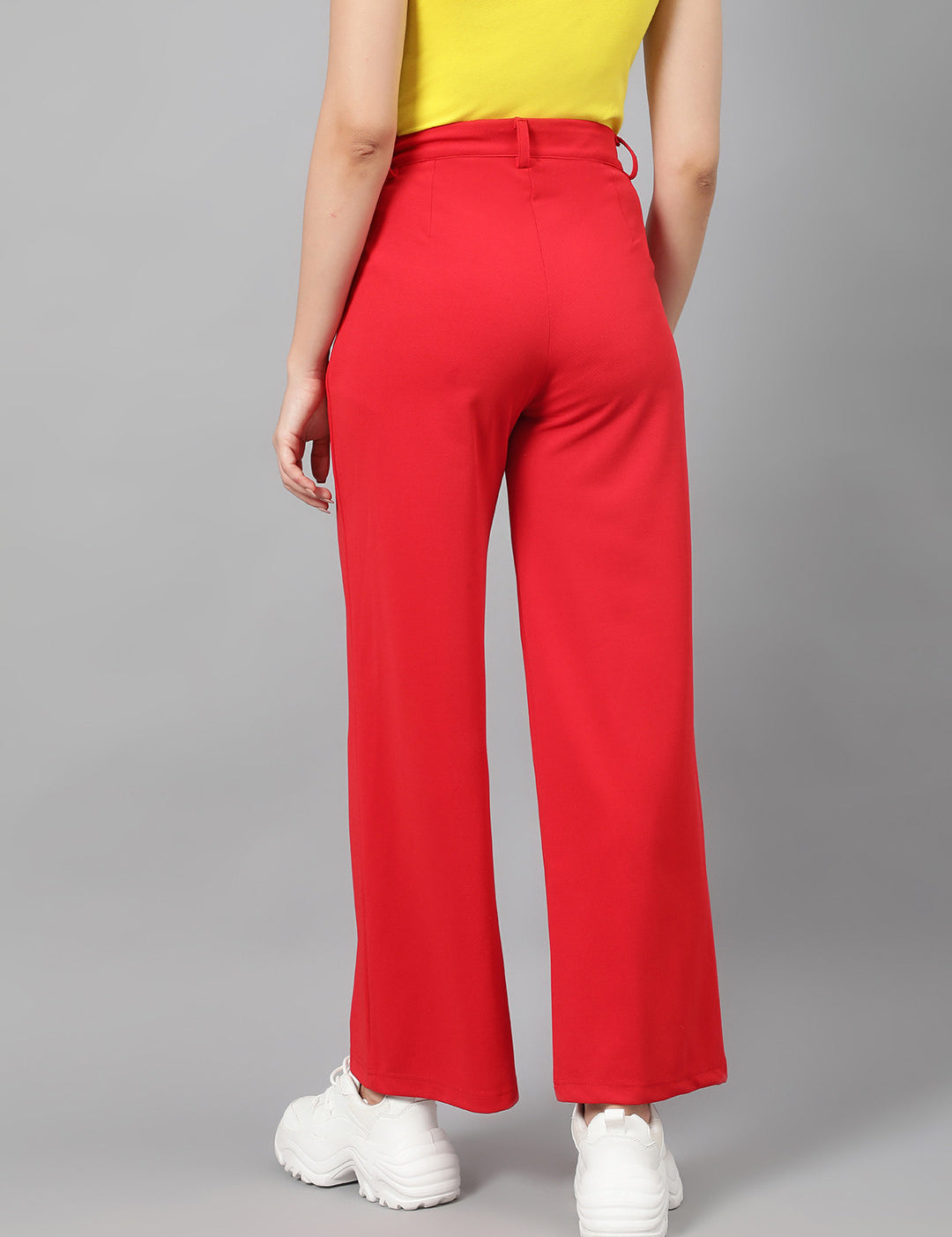 KOTTY Regular Fit Women Red Trousers 