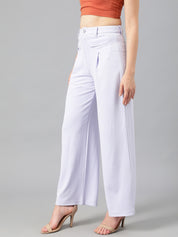 KOTTY Regular Fit Women Purple Trousers 